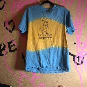 Superrradical Lil Peep Hellboy Bart Simpson Tie Dye T-Shirt